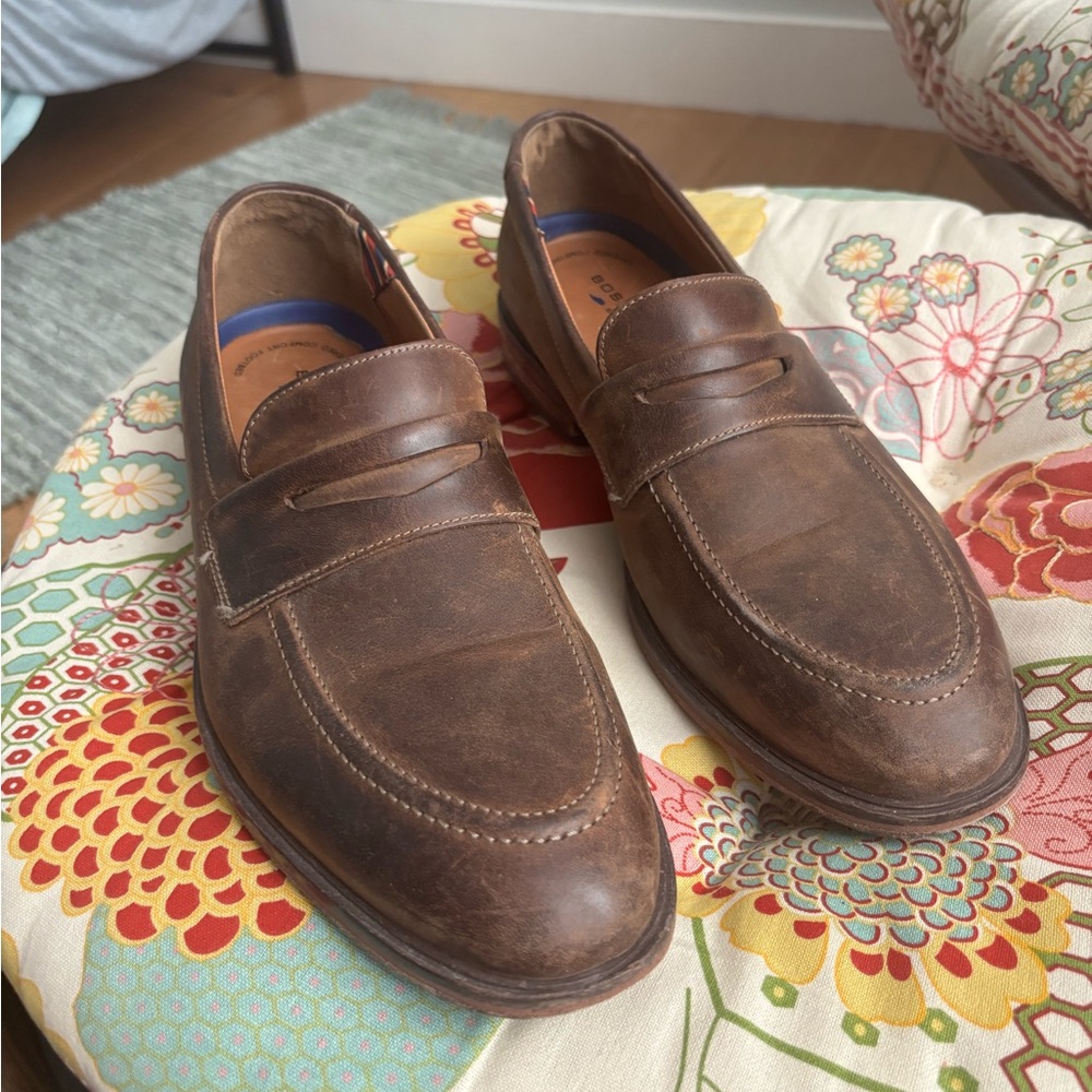 Men's Brown Leather Loafers